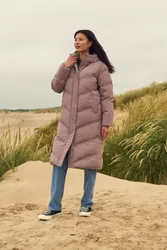 Cocoon Womens Borg Lined Padded Coat - Taupe - Taupe - Size: 8