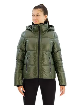 Veste En Duvet Ashley Metallic / Thyme XL