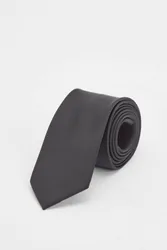 Men's Black Plus & Tall Tie - Black - Size: One Size