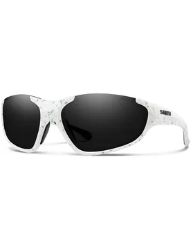 Lunettes de soleil - Sliders Snow White ChromaPop Black - Blanc - SMITH - FashionsVida
