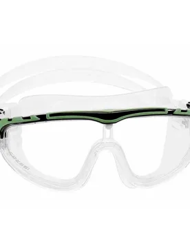 Skylight Swimming Mask Black / Lime One Size unisex - Cressi - FashionsVida