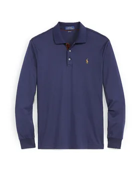 Poloshirt Custom Slim Fit azul oscuro S - Ralph Lauren - FashionsVida