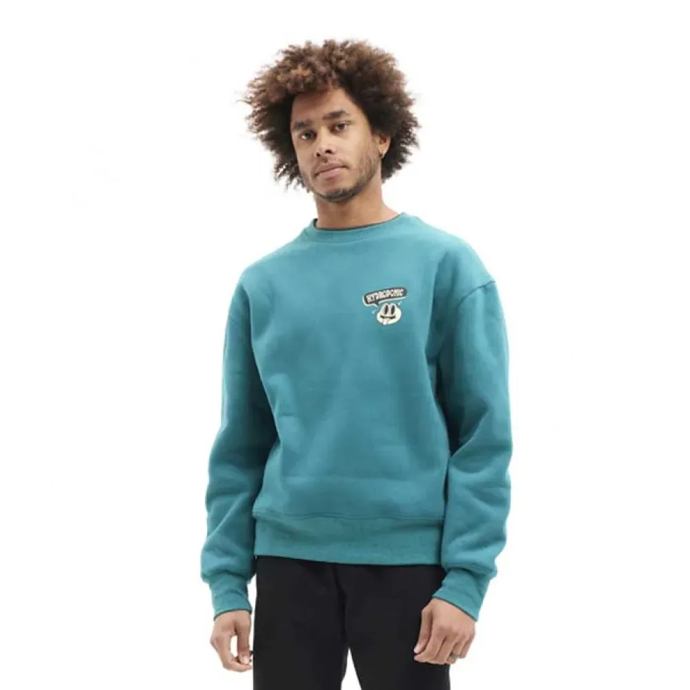 Sweat-shirt Freaking Teal Green S - Hydroponic - FashionsVida