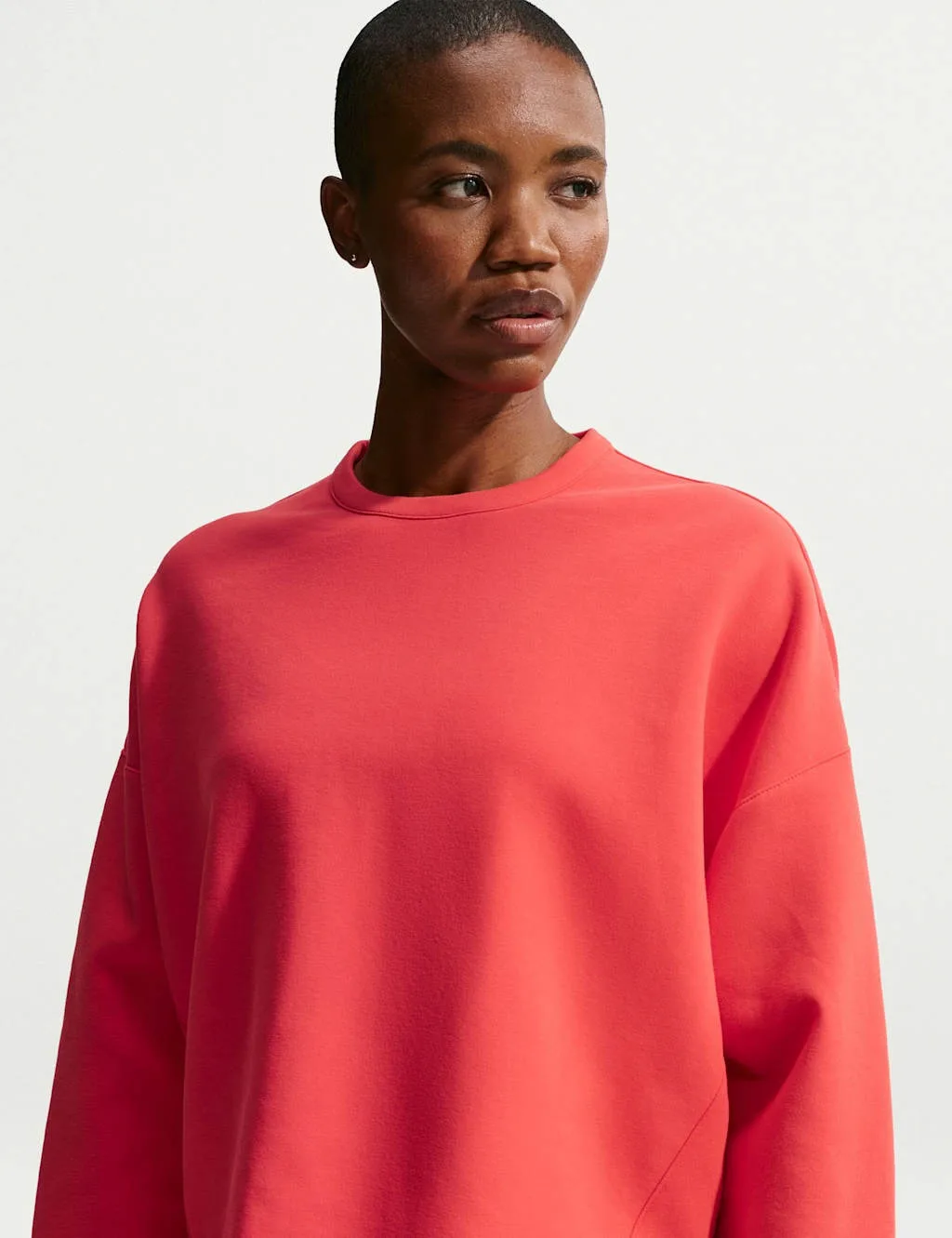 ImpossiblySoft Dri-Fit Top with Cotton Cherry Red female - Nike - FashionsVida