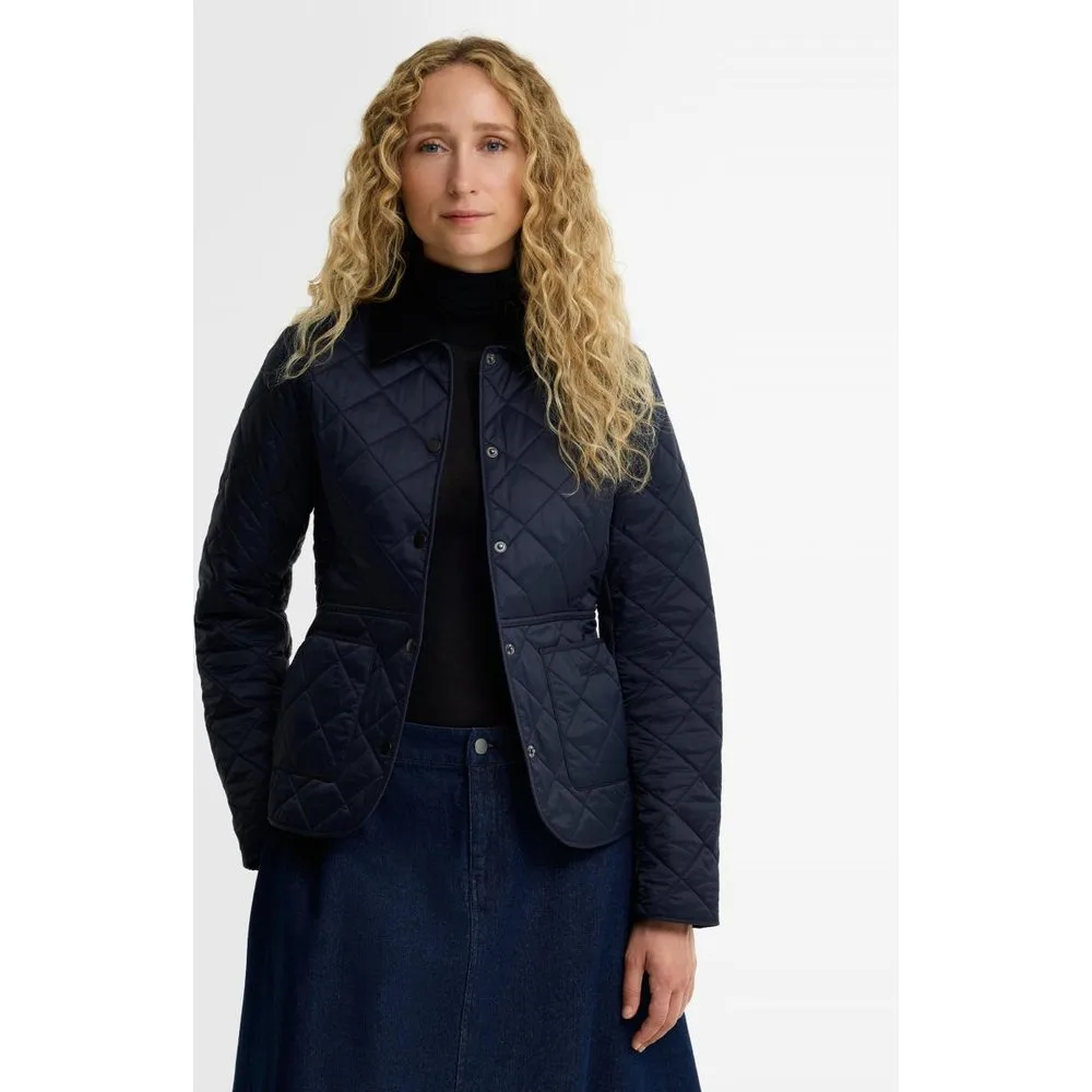 Chaqueta de mujer corta acolchada entallada - Barbour - FashionsVida