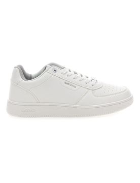 Sneakers total white in materiale sintetico Kevin -Ltx 40