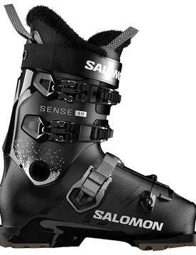 Chaussures De Ski Alpin Sense 90 W Gw Black / Black / White 26.0-26.5 - Salomon - FashionsVida