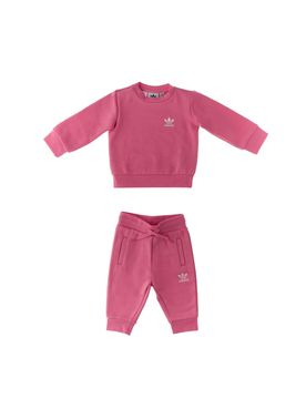 Adidas Tuta felpata ROSA 3-6M