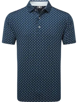 Polo Flower Bud Foulard Lisle, navy xxl - FootJoy - FashionsVida