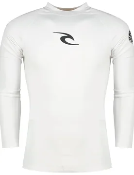Rash Guard Manches Longues Waves Upf White S