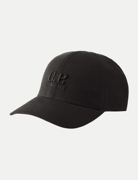 Kappe mit gesticktem Logo Schwarz