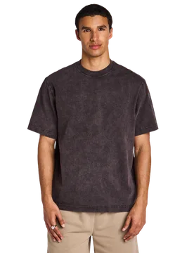 Heavyweight Relaxed Fit Herren T-Shirts - Schwarz - Größe M - Baumwoll-Jersey Black M - LCKR - FashionsVida