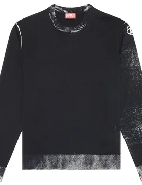 Jersey de hombre de algodón con estampado invertido - Diesel - FashionsVida