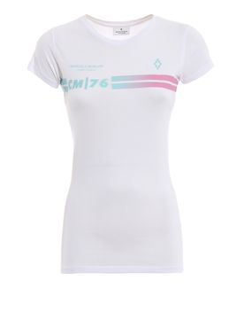 T-shirt slim in cotone stampa Wings
