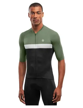 Maglia A Maniche Corte M3 Grand Master Black / Green