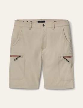 Active Bermudas, Regular Fit#normale Größen#untersetzte Größen, Farbe Beige, 62, mit 6 Taschen wasser-/schmutzabweisend Herren - Walbusch - FashionsVida
