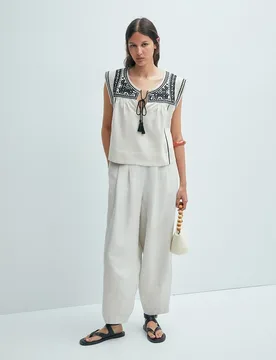 Sfera - Bombacho lino - Sfera - FashionsVida