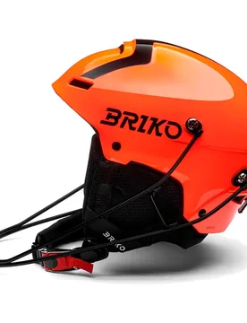 Casque Slalom Epp 2.0 Shiny Orange Fluo / Black M unisex - Briko - FashionsVida