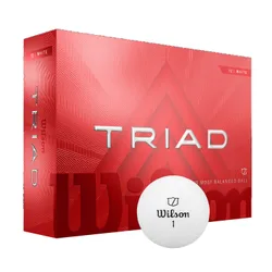 Golfbälle Triad - 12er Pack, weiss