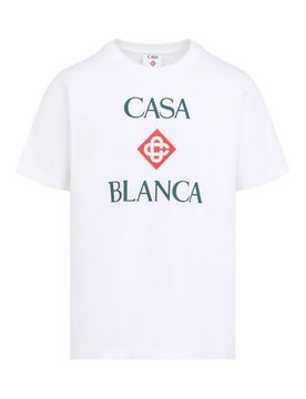 Casablanca T-shirt con stampa logo
