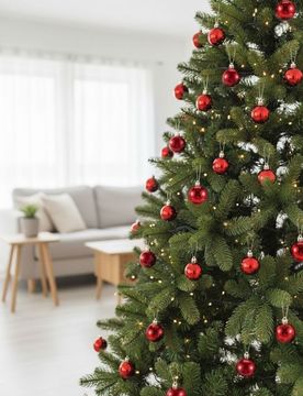 Set di 72 palline di Natale - rosso