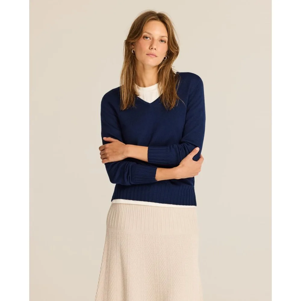Jersey de mujer detalle canalé - Escorpion - FashionsVida