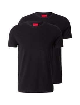 HUGO Camiseta 'Round' negro