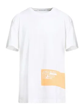 Calvin T-shirts Herren Weiß S Herren - Calvin Klein - FashionsVida