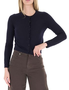 Cardigan in lana BLU NAVY L