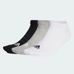 Calzini Cushioned Low-Cut (3 paia) 31-33 Medium Grey Heather / White / Black