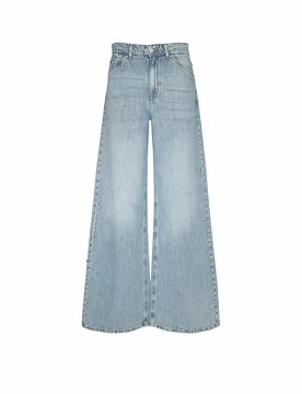 Jeans Wide Leg THE RAVER blau 28/L32 damen - PNTS - FashionsVida
