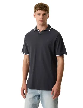 Polo A Maniche Corte P261221 Blue Graphite M - Garcia - FashionsVida