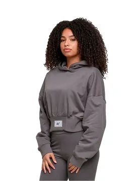 Felpa Con Cappuccio Nice Steel Grey M