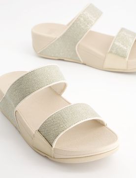 Sandalias de doble tira acabado glitter - Lulu Shimmerglitz, 36