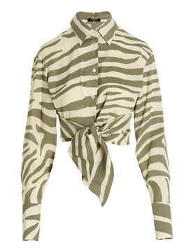 Balmain Camicia zebrata