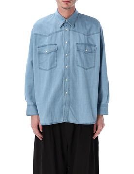 Relaxed Fit Long Sleeve Shirt - Size M