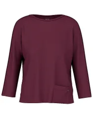 Marc Cain Shirt rouge foncé 34