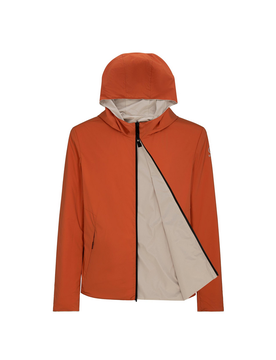 Giubbino reversibile uomo beige-coccio