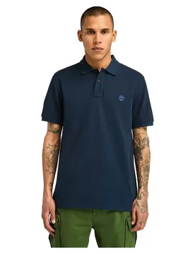 Polo à Manches Courtes Millers River Dark Sapphire L - Timberland - FashionsVida