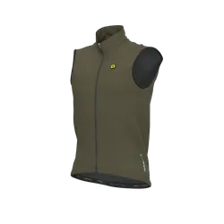 Gilet invernale ciclismo antipioggia KLIMATIK GUSCIO RACING verde oliva