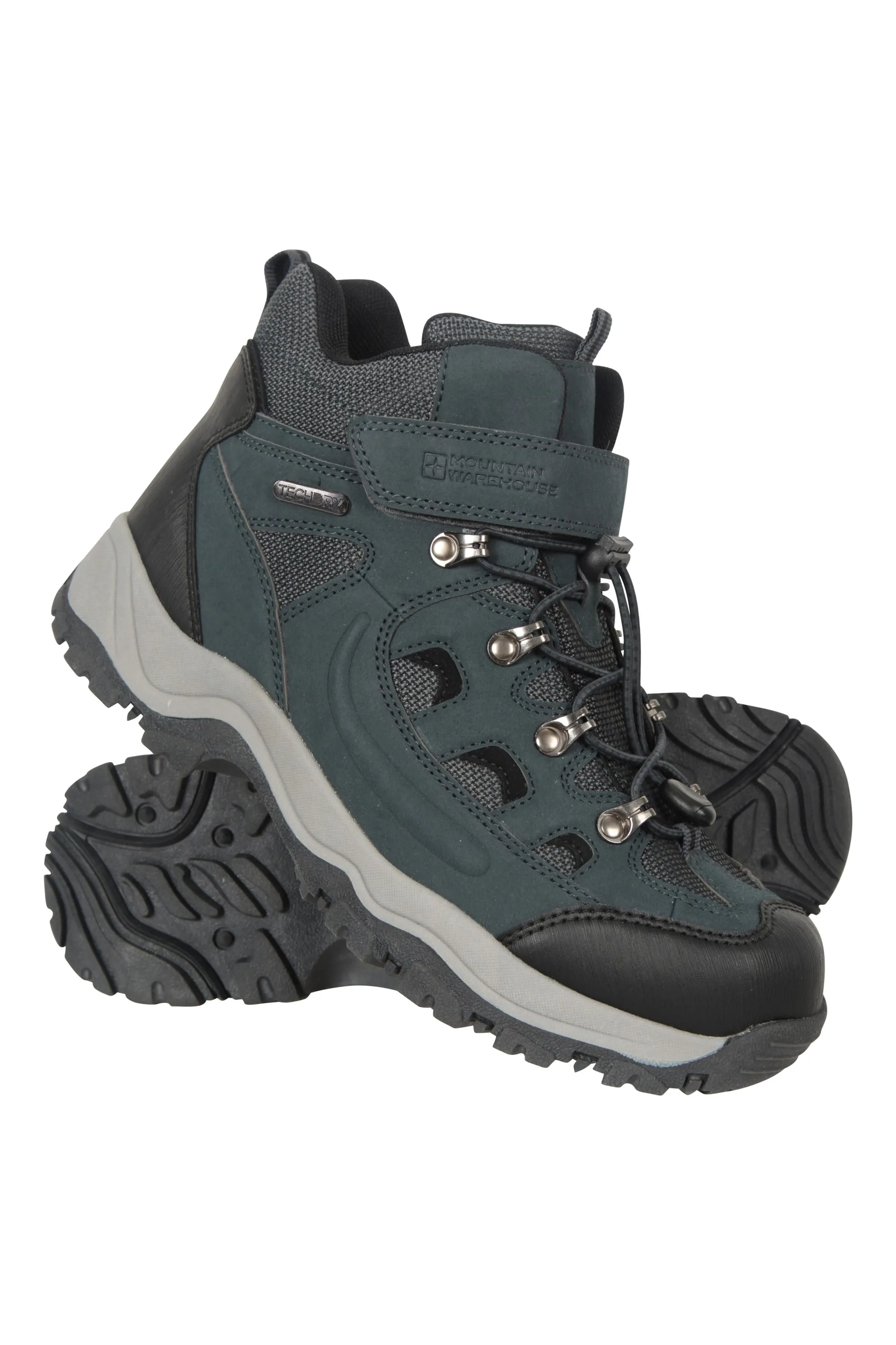 Adventurer Womens Adaptive Waterproof Boots - Black - Black - Size: 5 - Mountain Warehouse - FashionsVida