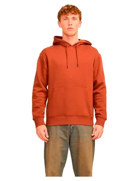 Sweat à Capuche Star Basic Mocha Bisque S - Jack & jones - FashionsVida