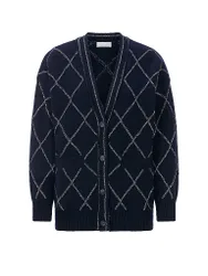 Richroyal Cardigan bleu marine S