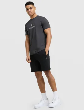 Tipped Shorts - Herren, Schwarz - male - Size: S - Fred perry - FashionsVida