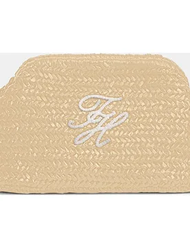 Clutch raffia TH Script - Tommy Hilfiger - FashionsVida