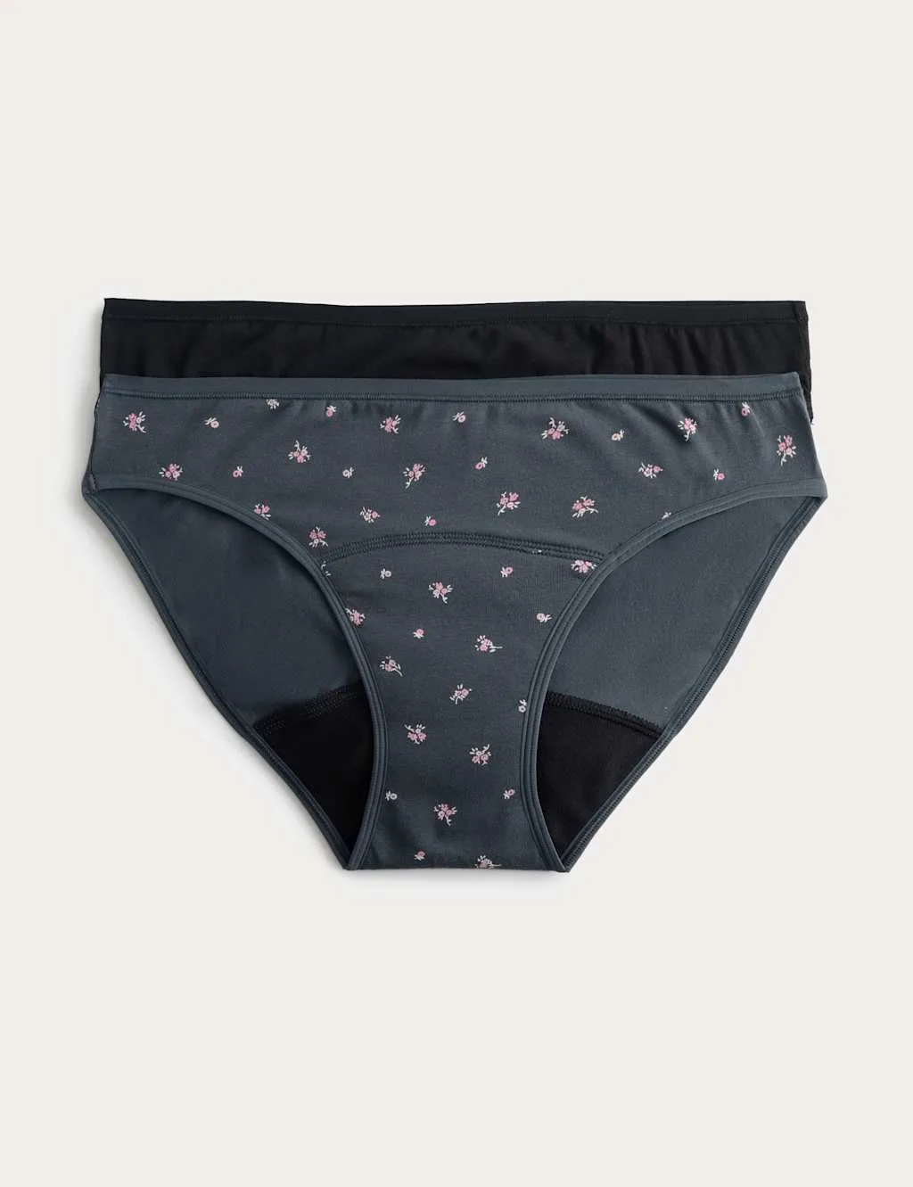Pack Heavy Absorbency Period Knickers Carbon female - M&S - FashionsVida