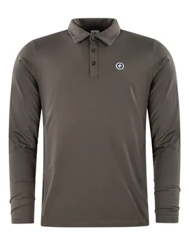 Polo Thermo, Langarm, dunkelgruen xxl - Cross - FashionsVida