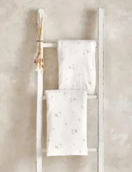Pack Pure Cotton Cot Bed Fitted Sheets Cream unisex