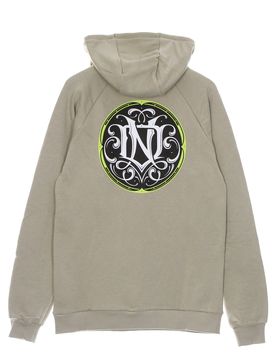 Felpa Leggera Cappuccio Uomo Monogramma Hoodie Beige