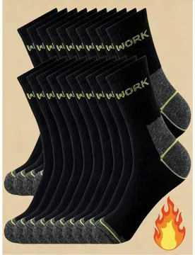 Pares de calcetines deportivos para hombre que absorben la humedad y son resistentes al olor, calcetines de tobillo bajo para todas las estaciones, ca - Shein - FashionsVida